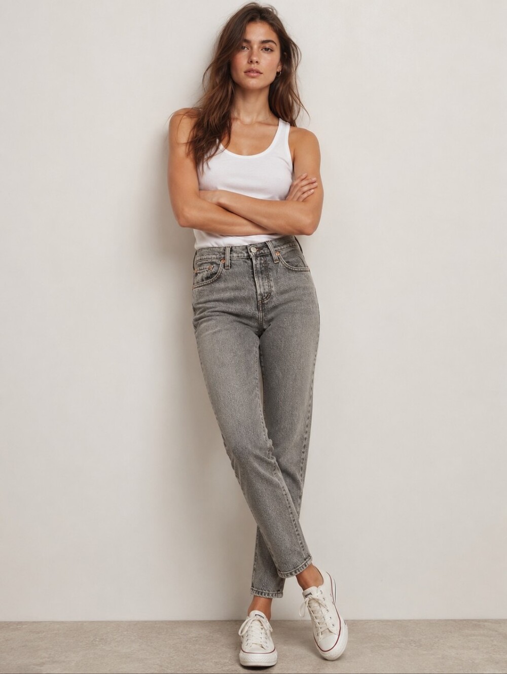 ❤️ LEVI'S 501 TAPERED BOYFRIEND FIT JEANS, GRAY, 00 (24)